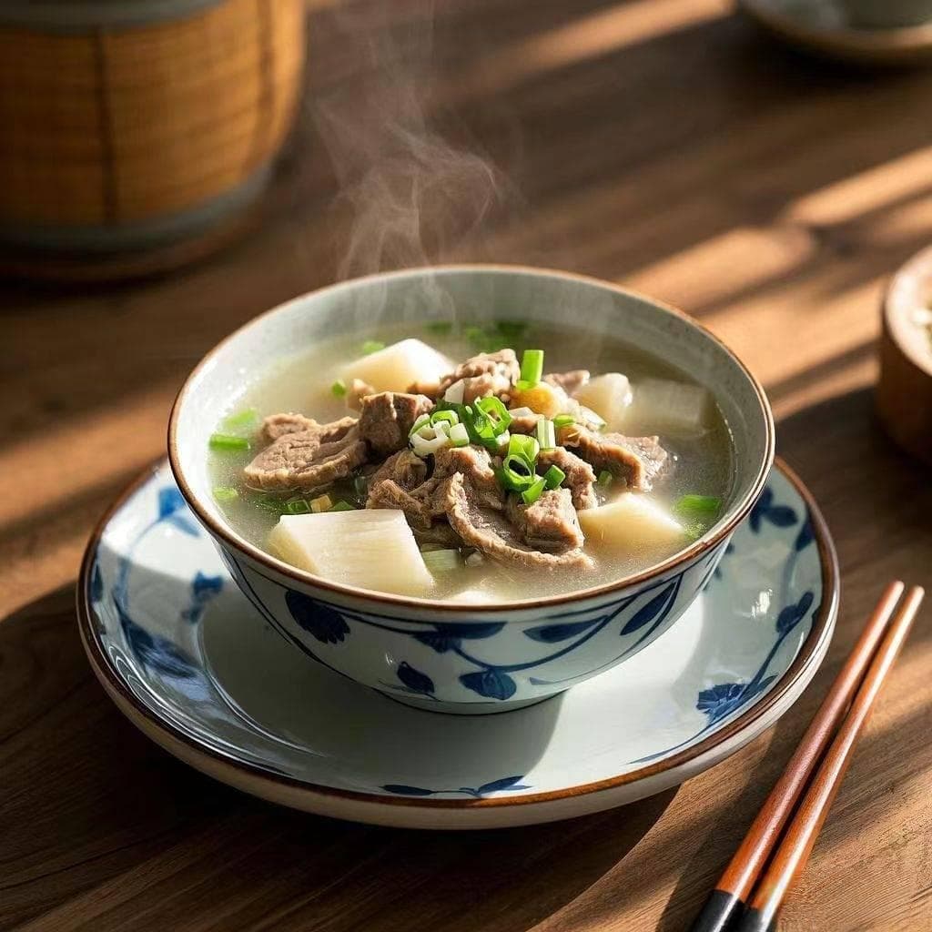 冬至养生食谱：山药羊肉汤的做法与功效