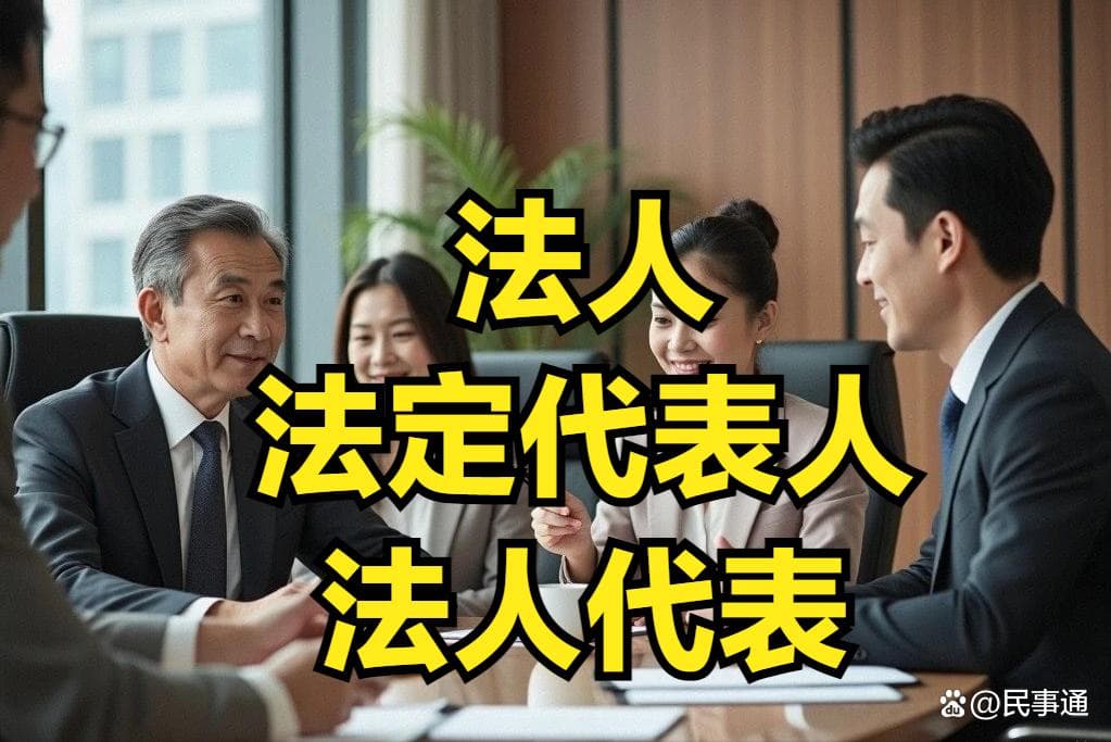 一文看懂：法人、法定代表人、法人代表的区别及法律风险，可收藏
