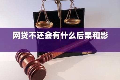 网贷不还会有什么后果和影响？