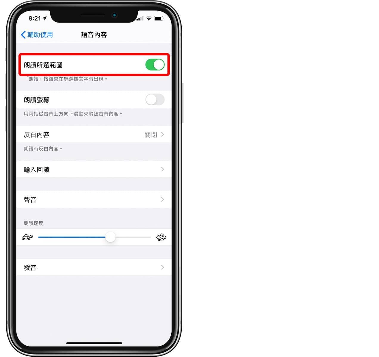 让iPhone朗读网页或App内的文字，解决「这个字怎么读」发音困扰！