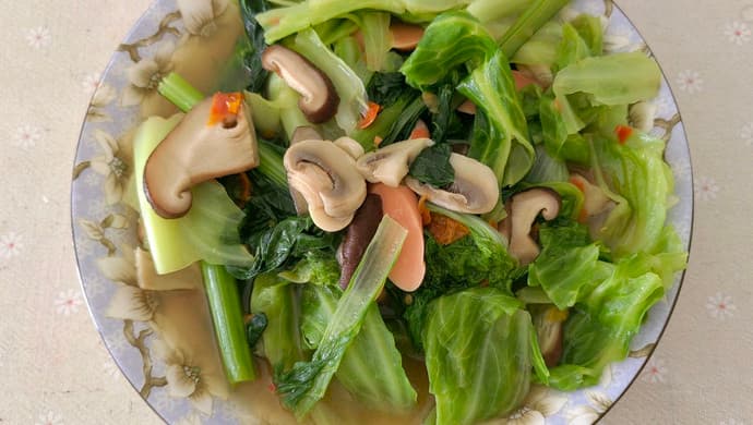 水油焖时蔬（减脂餐）