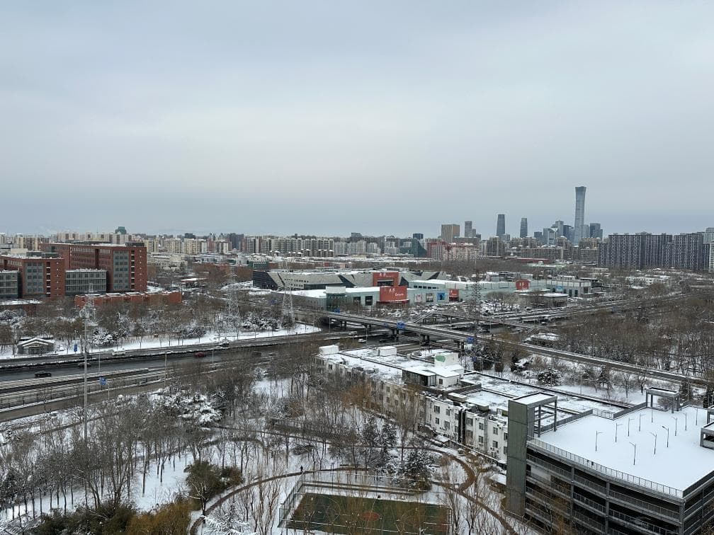 北京迎来龙年首场降雪 多部门合力保障城市运行