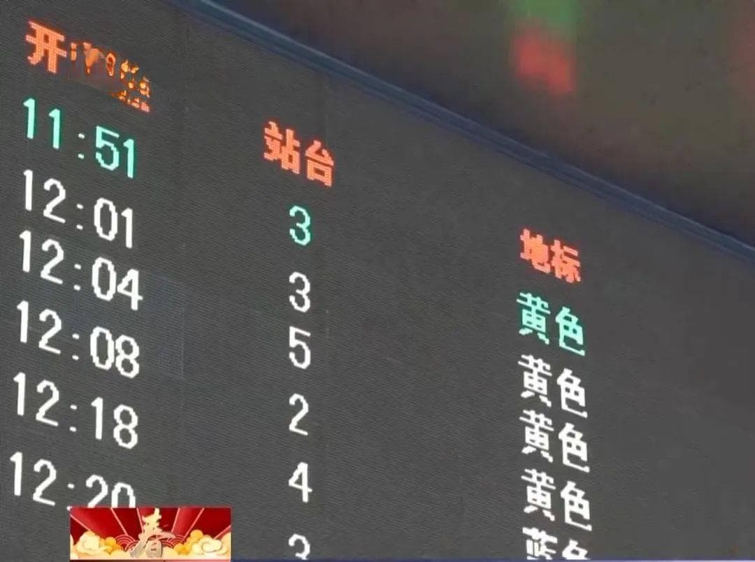 黄绿蓝紫！高铁站台地标为啥设置成不同颜色？教你快速找车厢→