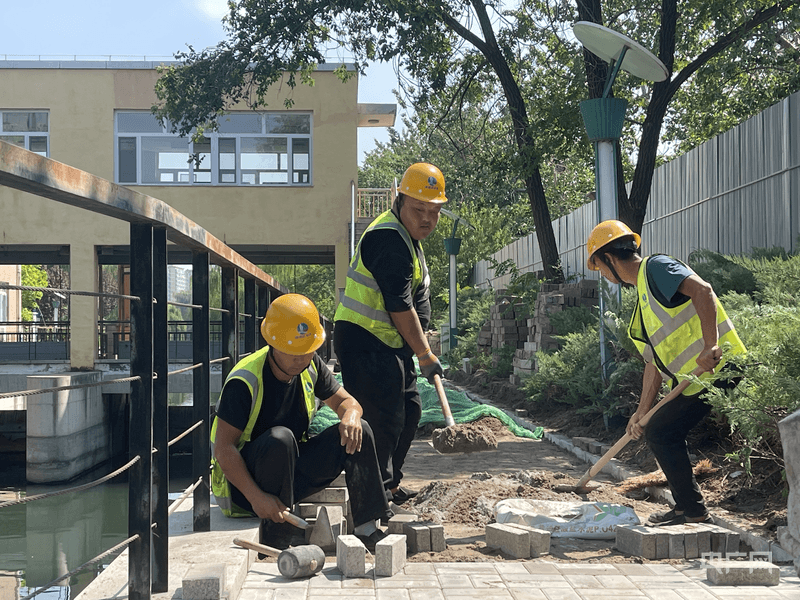 北京北护城河滨水步道连通工程开工  二环将可“一走到底”