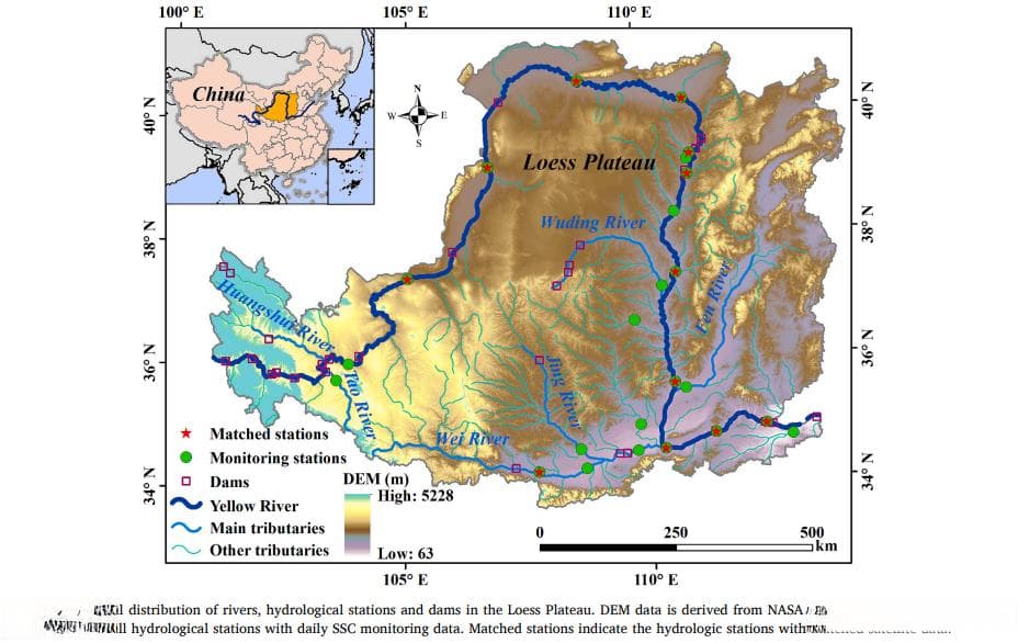 四十年来黄河泥沙运输变化研究：基于Landsat影像的时空分析