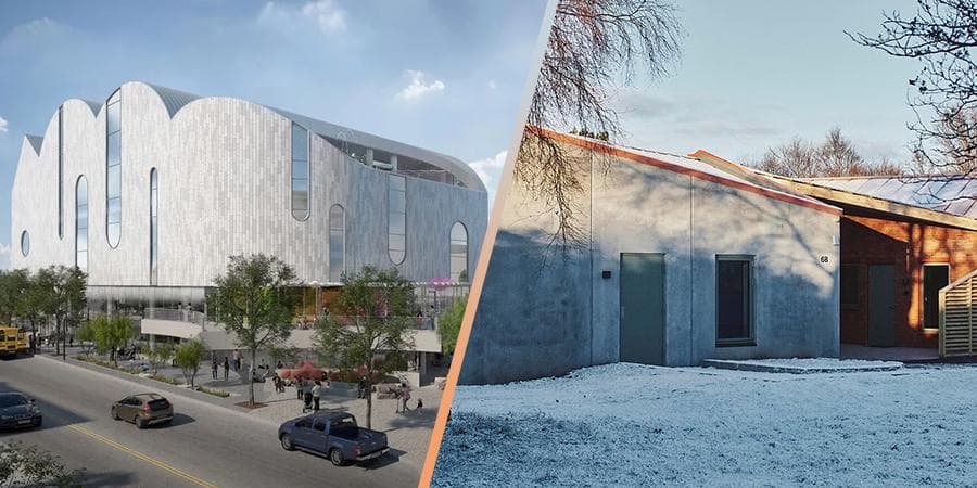 Snøhetta设计的两座建筑：公共空间与个人空间的完美诠释