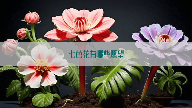 七色花的传说：七种颜色承载的美好愿望