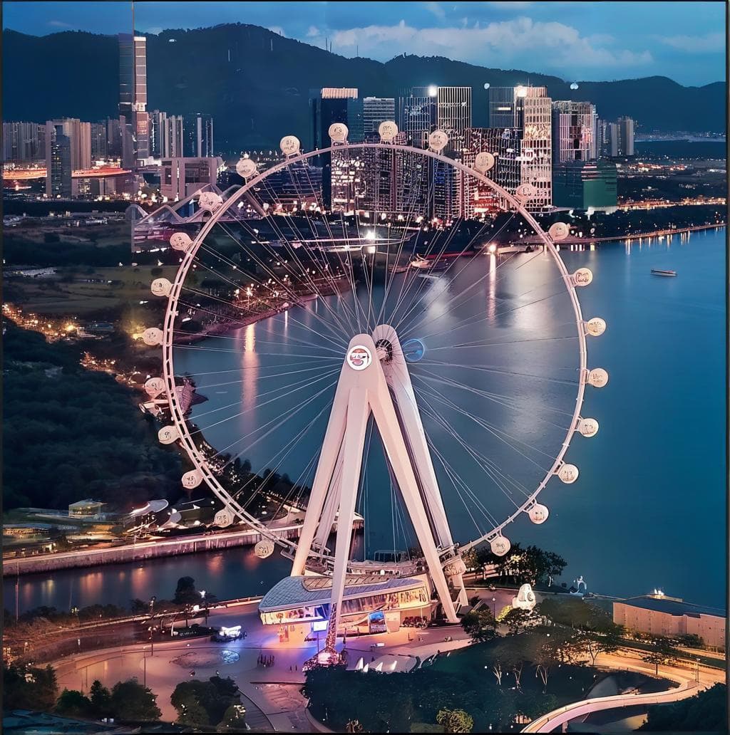 深圳湾区之光摩天轮（欢乐港湾摩天轮）