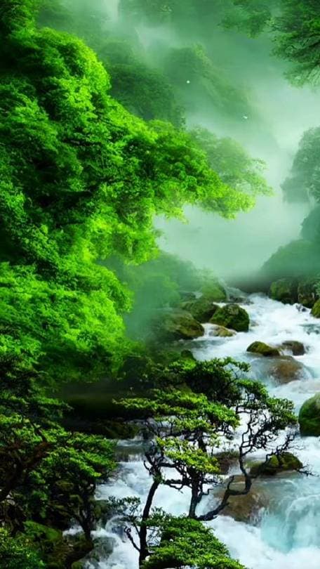 溪边 都有哪些景物？溪边美景：清澈流水与盎然生机!