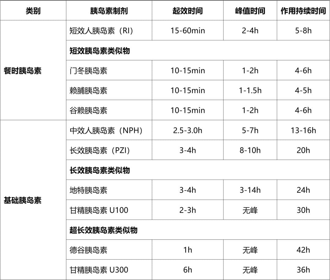 一文读懂“胰岛素的分类与作用特点”