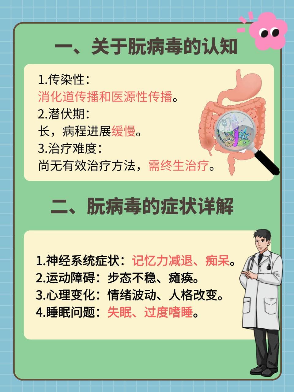 朊病毒知识全解析：症状、防治与日常生活对策