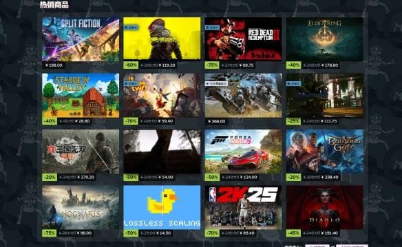 Steam春促所有游戏都打折吗？详解2025春季促销活动
