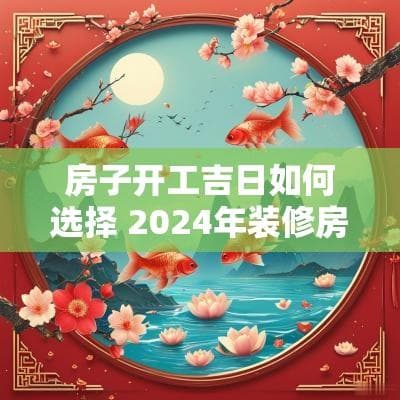 房子开工吉日如何选择 2024年装修房子开工吉日