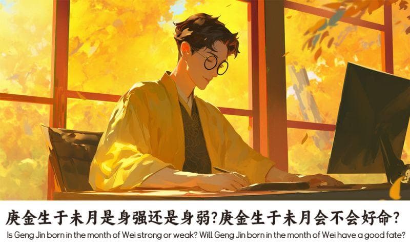庚金生于未月：八字命理中的身强与命运解析