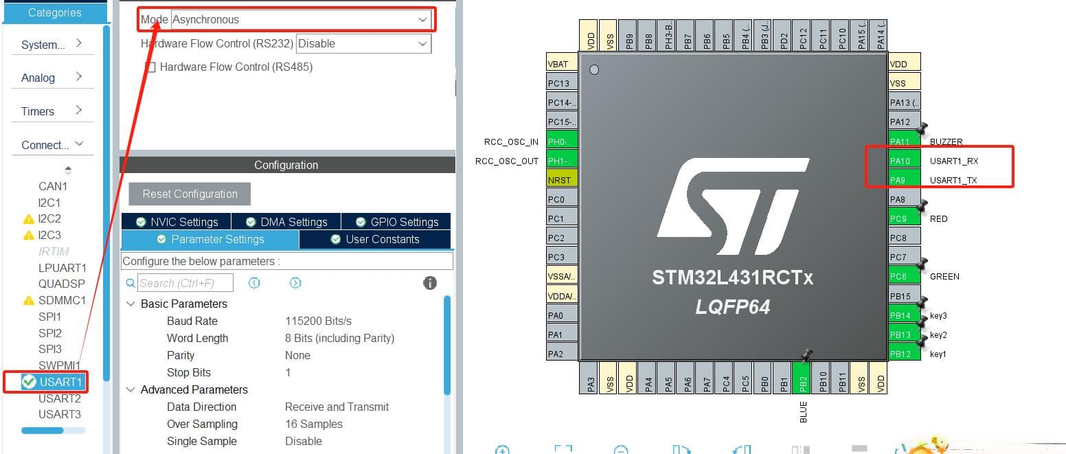 STM32串口调试技术详解：从UART到USART