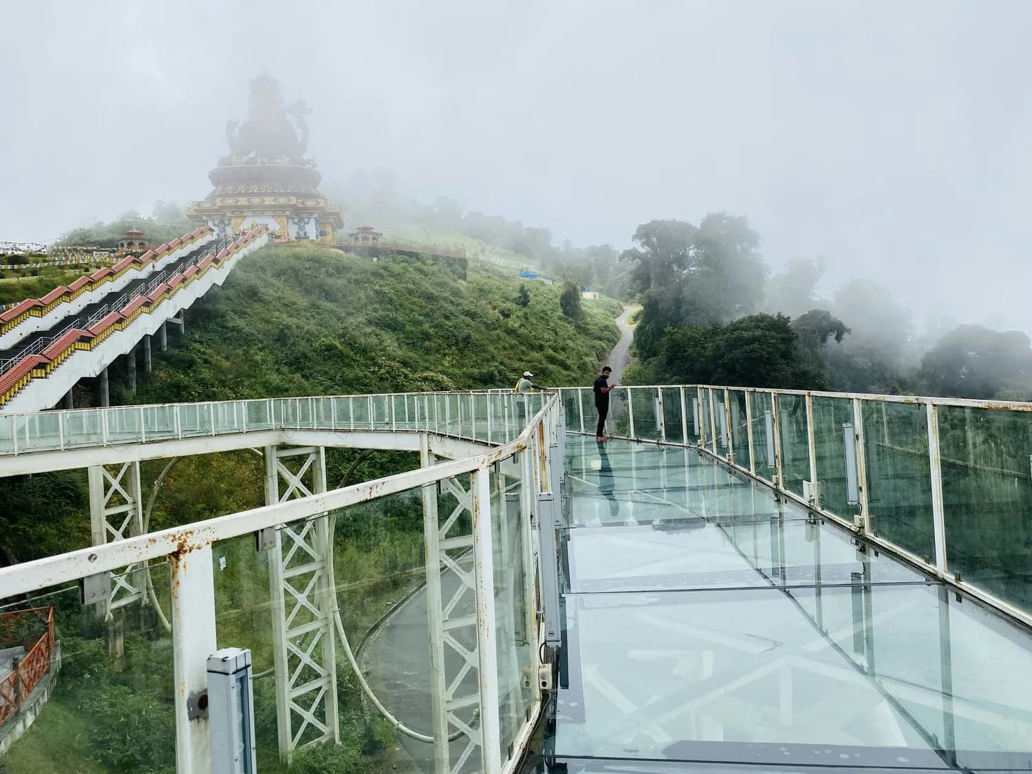 高州仙人洞：5D玻璃桥上的惊险之旅