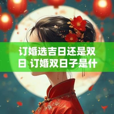 订婚选吉日还是双日？详解两种选择的利弊