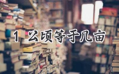1公顷等于多少亩？土地面积换算，让你一目了然！