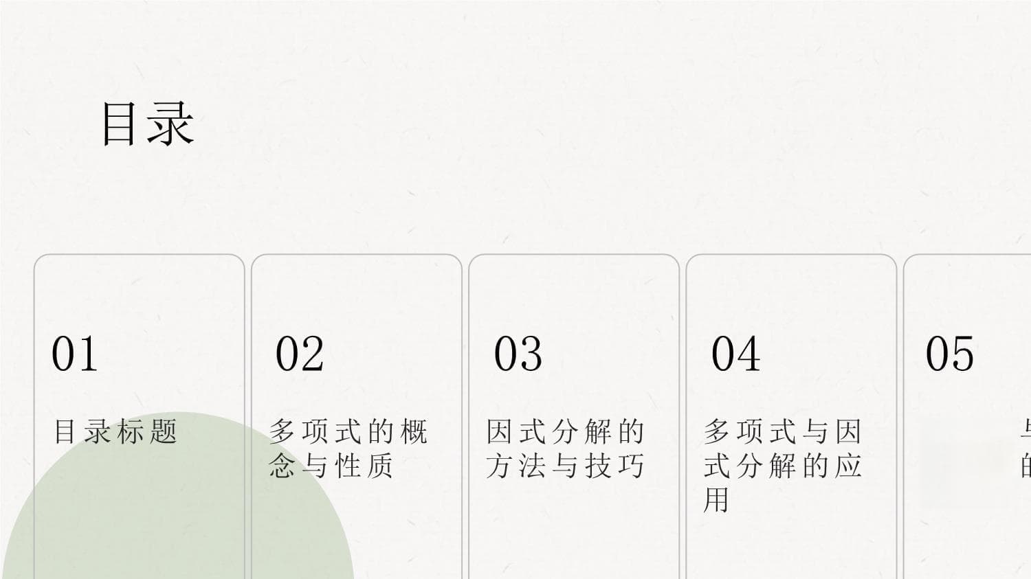 初中数学中的多项式与因式分解的理解与应用