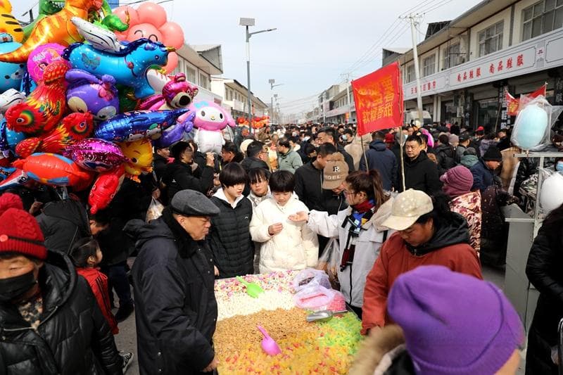 跟着老乡买年货｜南佐大集，这里最有烟火气！