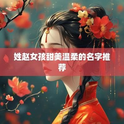 姓赵女孩甜美温柔的名字推荐
