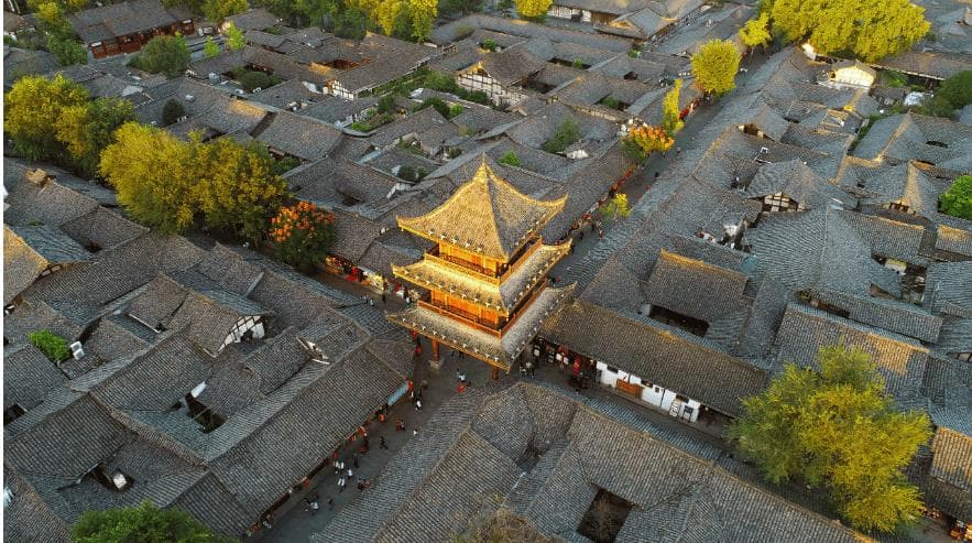 四川阆中古城：华光楼、贡院见证千年文化传承