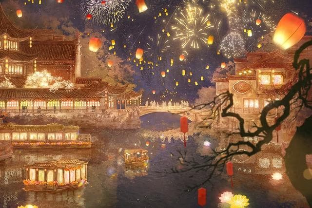 苏轼的四首经典元宵诗词，明月如霜灯如画，邂逅最美的人间烟火