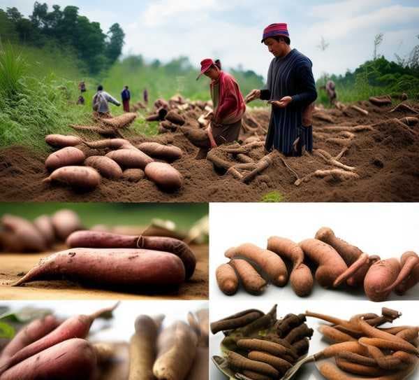 野山药采摘与食用揭秘，四个小时能吃下的山药吗？