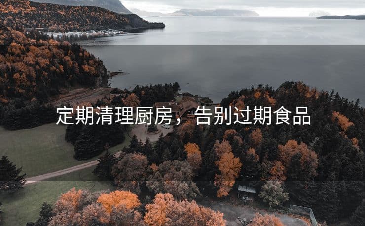 定期清理厨房，告别过期食品