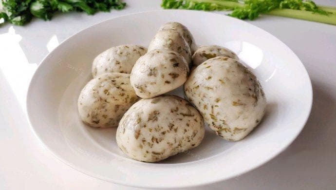 芝麻芹叶蒸咸馍的做法与技巧