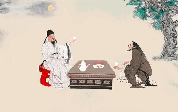 李白的诗《山中与幽人对酌》写出了知己对酌的那种陶然快意境界