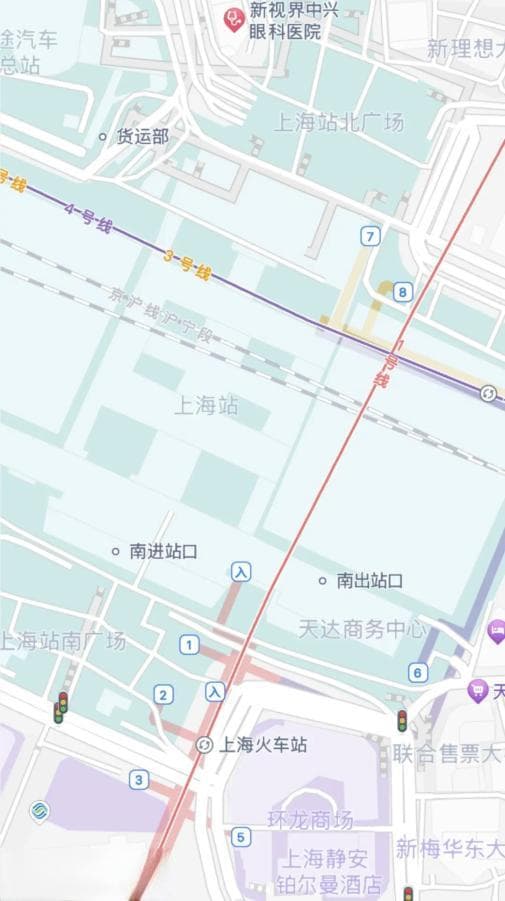 返程抵达上海站后，出行指南