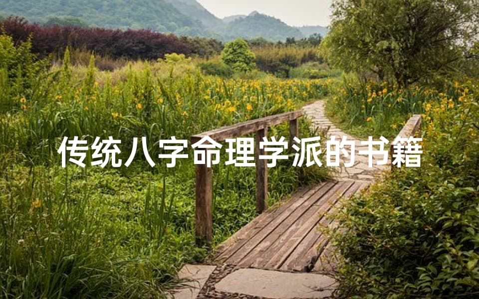 传统八字命理学派的书籍：《八字命理传承人：揭秘神秘命理大师传奇》