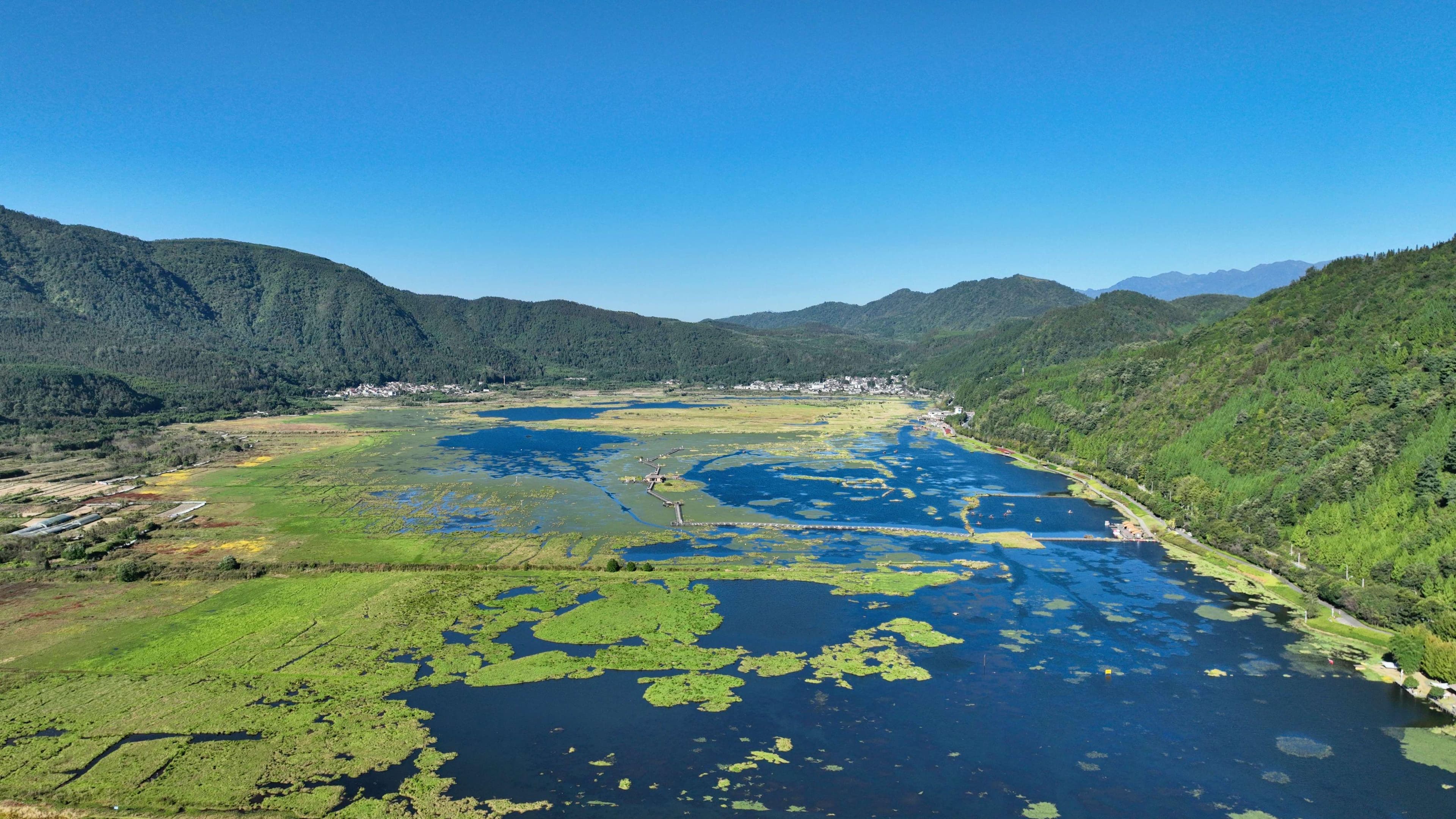 云南腾冲北海湿地生态保护修复成效明显
