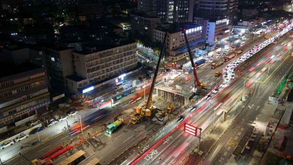 深圳地铁20号线二期工程最新进展：西乡公园站、航城医院站取得重要突破