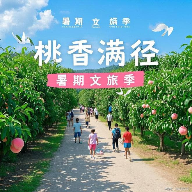 奉化溪口镇推出“桃香满径”暑期文旅季 解锁乡村沉浸新玩法