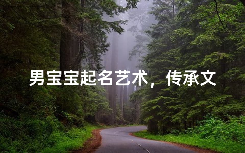 男宝宝起名艺术，传承文化与个性