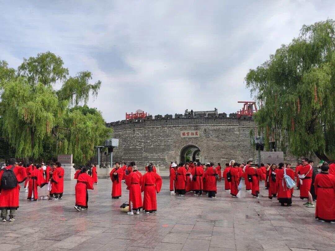 曲阜孔庙：泮池泮桥与孔子手植古桧树