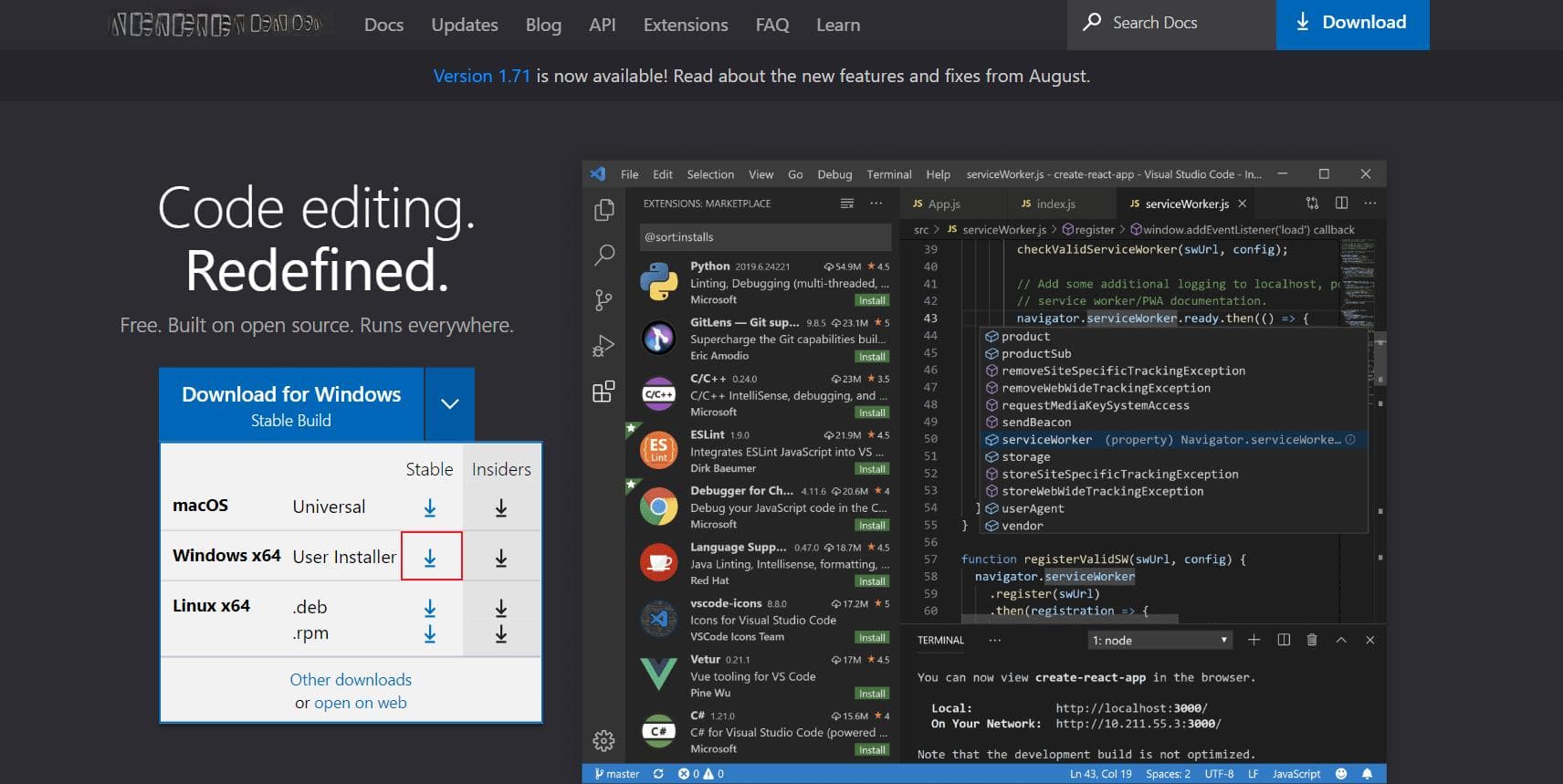 VSCode安装、配置、快捷键及常用开发插件的安装与介绍