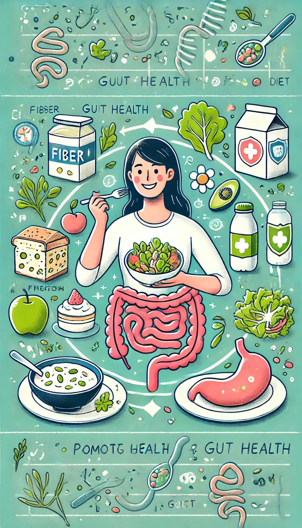 如何通过饮食促进肠道健康