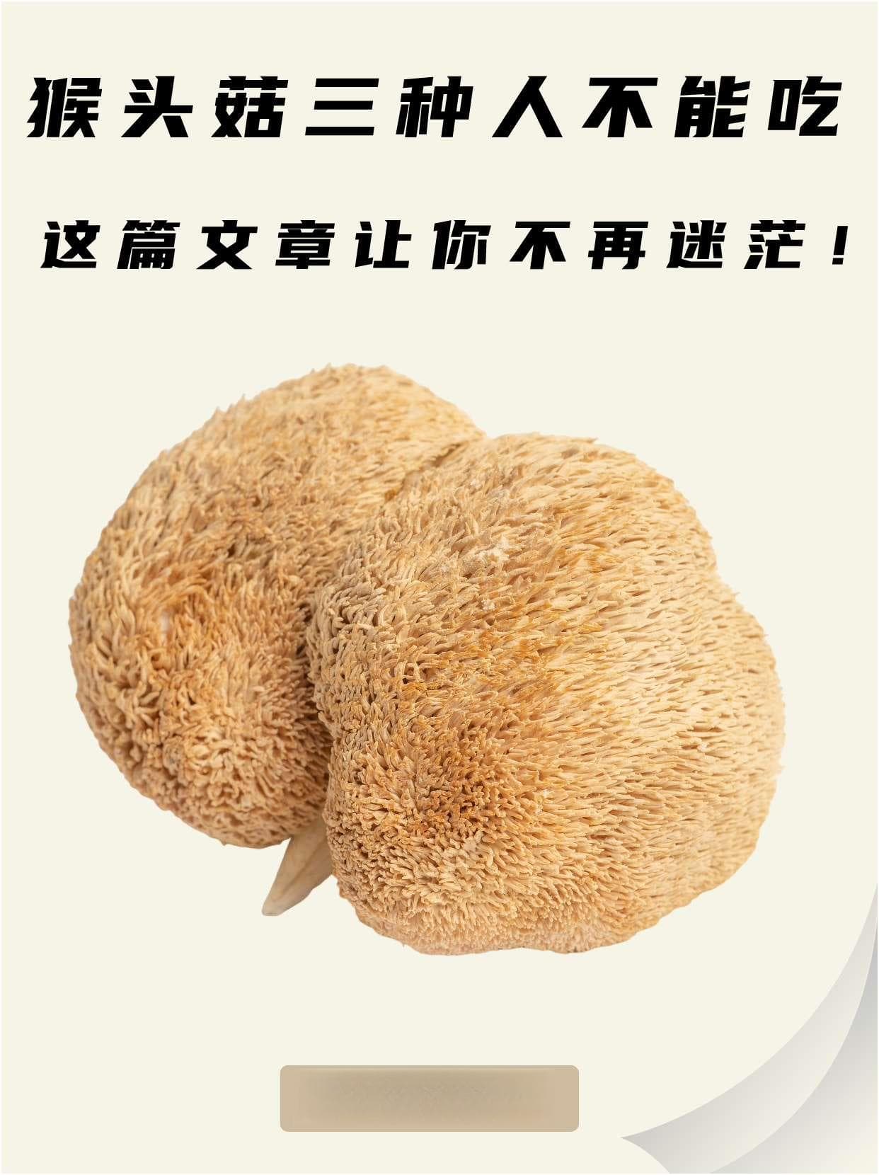 猴头菇三种人不能吃？这篇文章让你不再迷茫！
