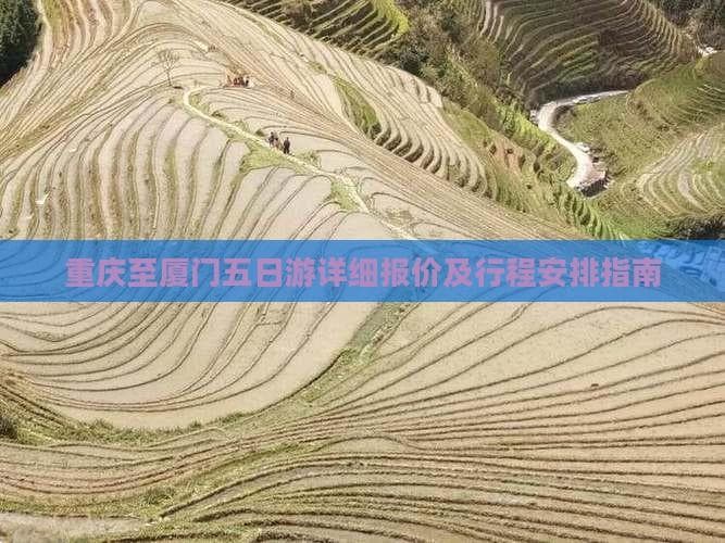 重庆至厦门五日游详细报价及行程安排指南