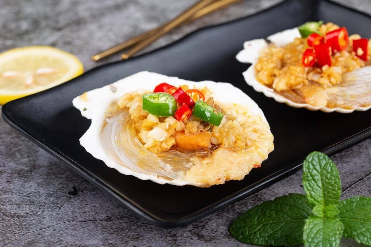清蒸扇贝粉丝的家常做法——色香味俱佳的海鲜佳肴