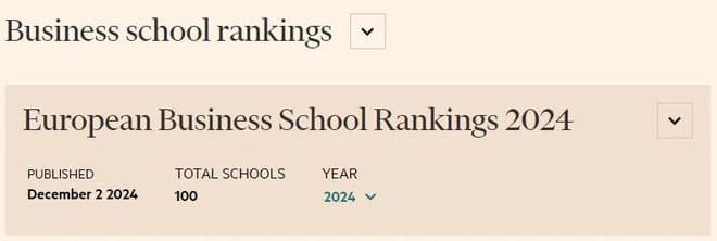金融时报2024年欧洲商学院排名揭晓：17所英国商学院上榜！