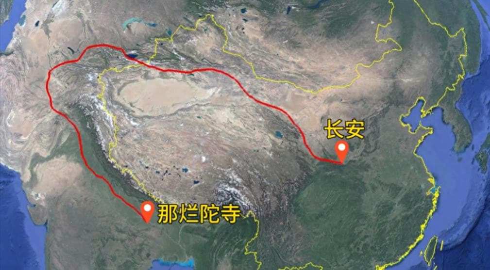 唐玄奘去印度取经，为什么要舍近求远、绕了近三倍远的路？