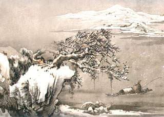 孤舟蓑笠翁 独钓寒江雪--柳宗元《江雪》全诗赏析