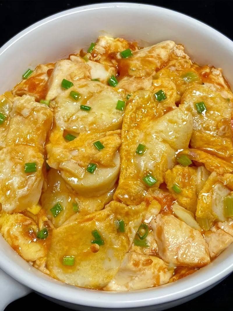 豆腐抱蛋：内脂豆腐与鸡蛋的完美结合，营养又美味