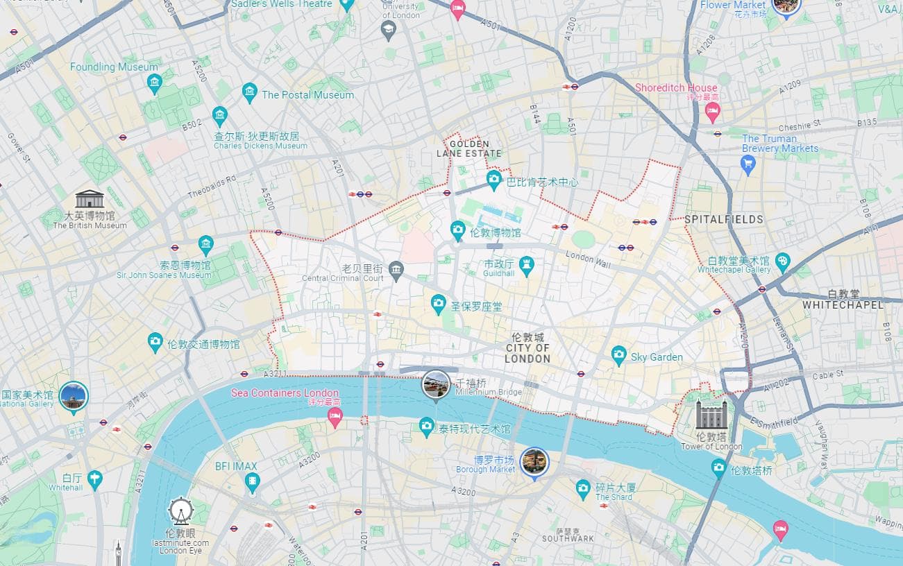 中英双语介绍伦敦金融城（City of London）