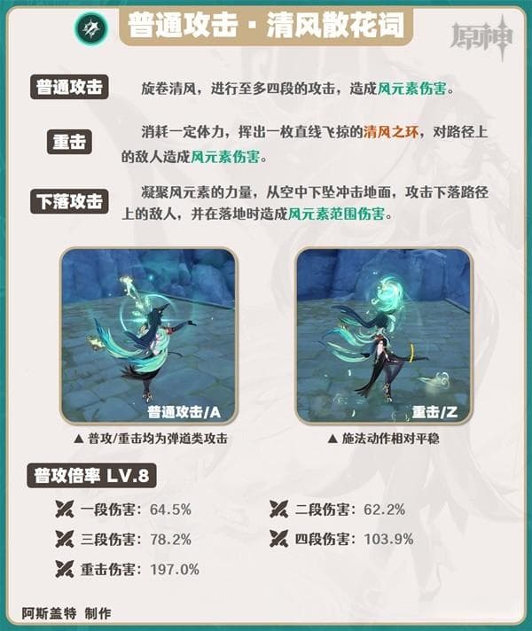 原神新角色闲云：兼具治疗输出的下落攻击专家