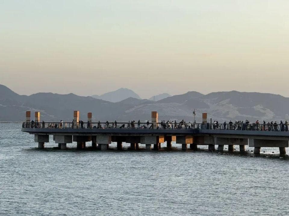 上百“钓鱼佬”聚集深圳湾，禁渔区成了海钓“一条街”？